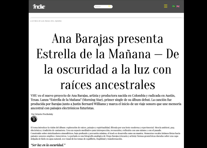 Indie Emergente Argentina